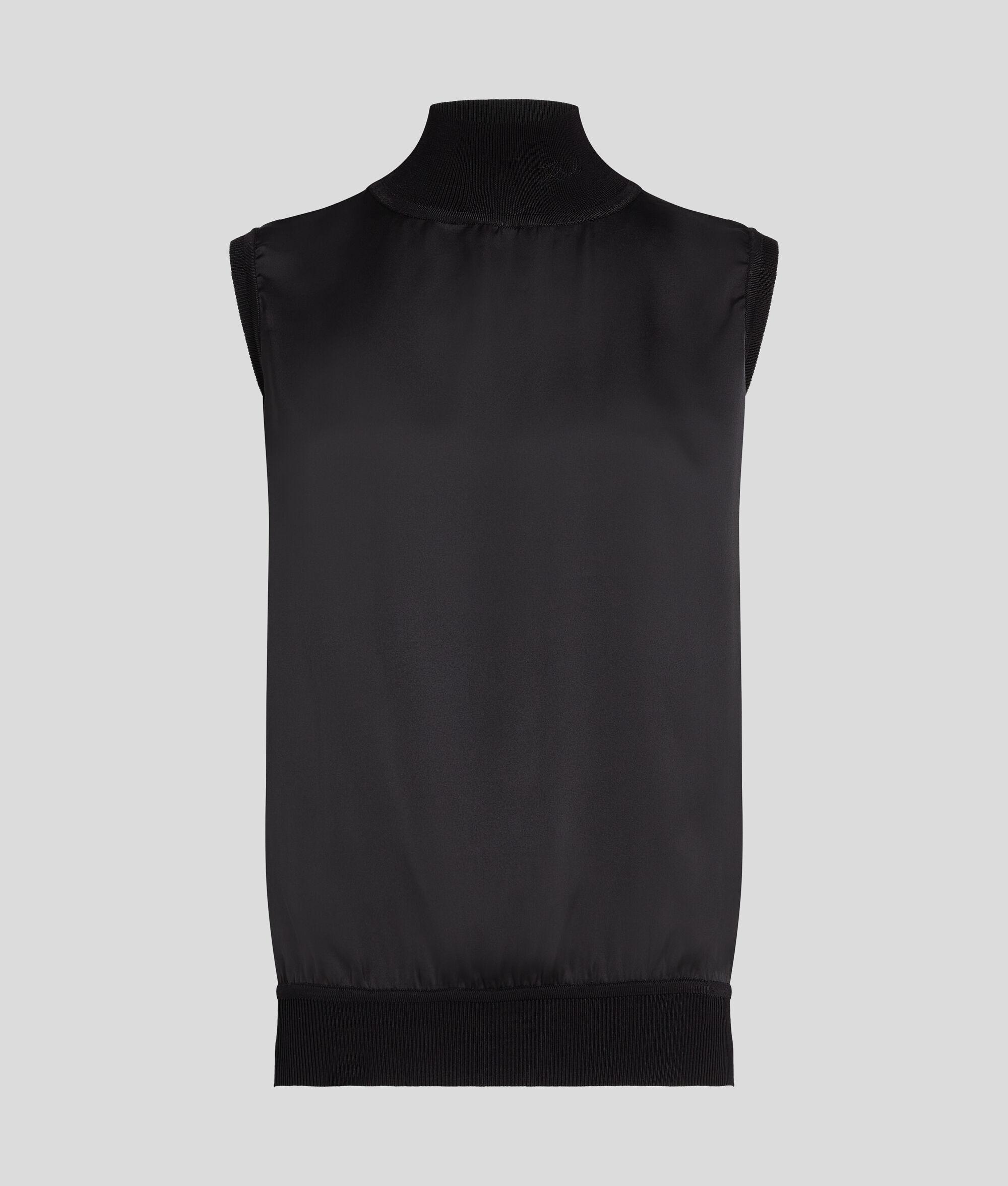 SLEEVELESS SATIN TOP Product Image