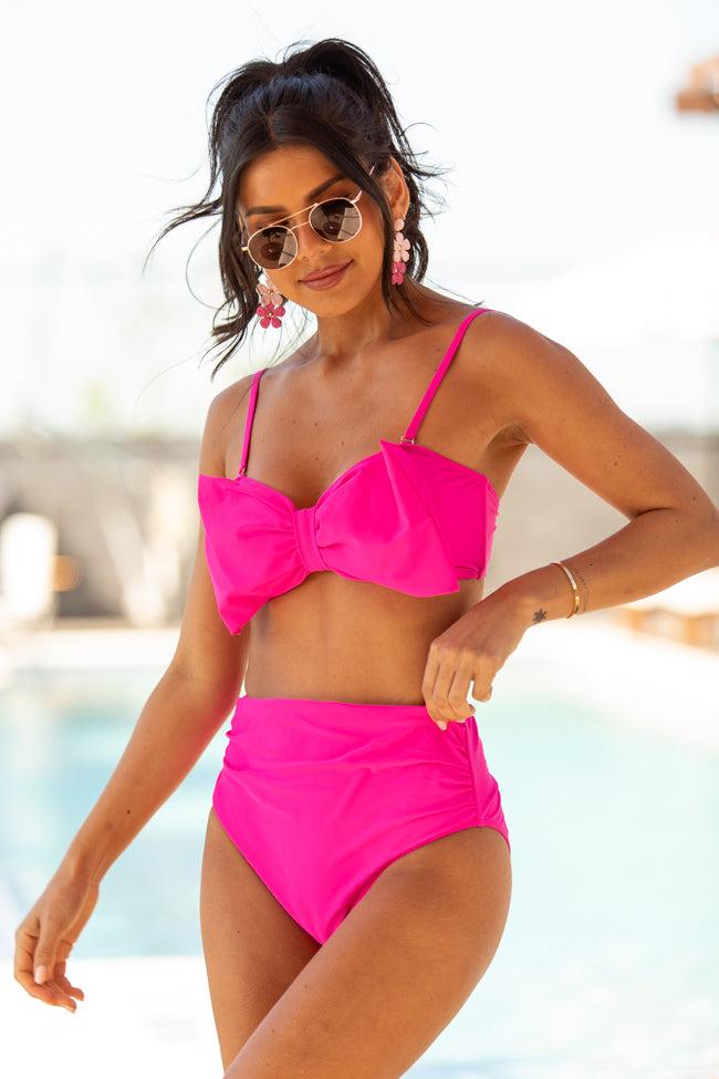 Knot So Salty Black Bikini Bottoms FINAL SALE Product Image