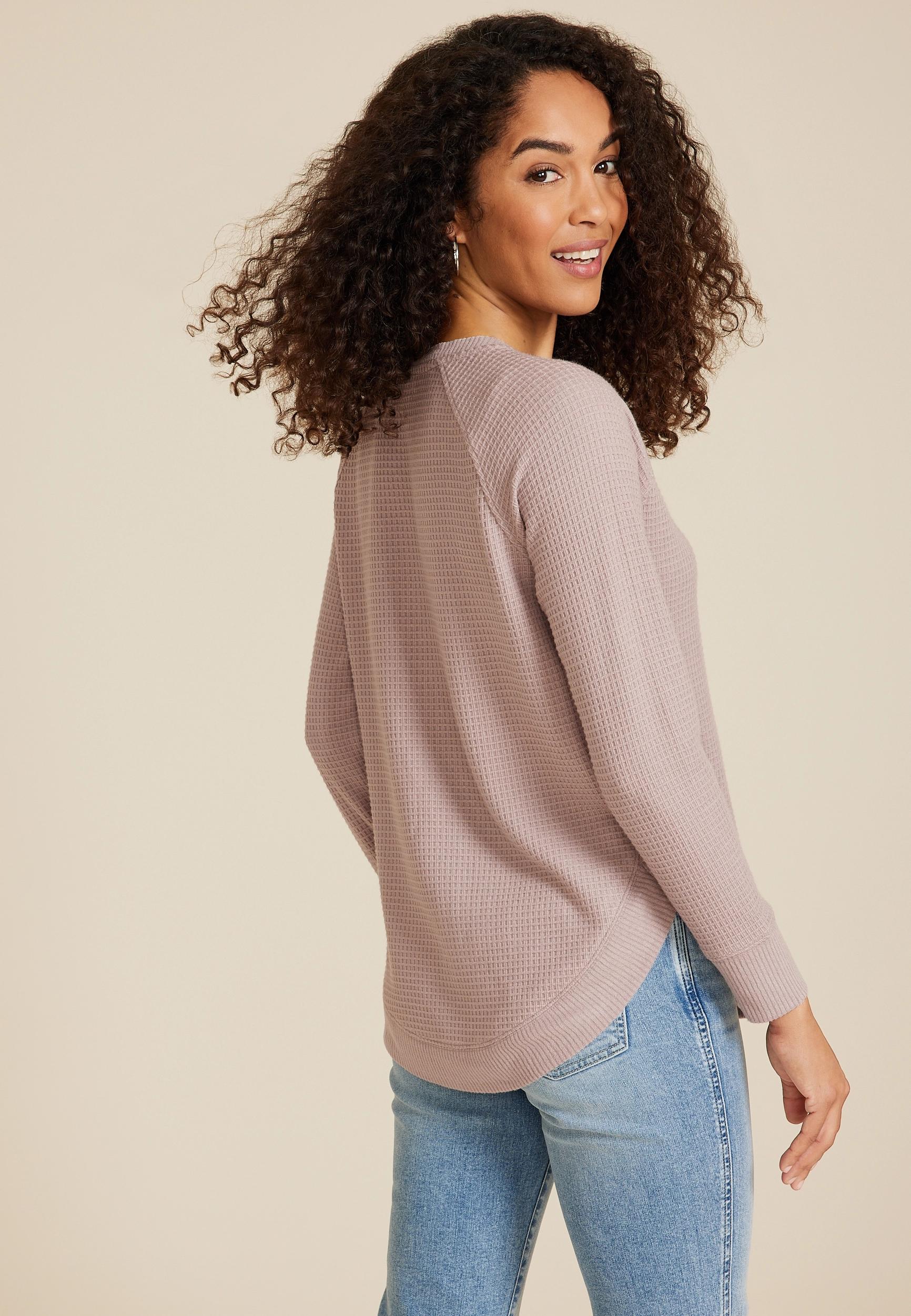 Haven Waffle Tunic Top Product Image