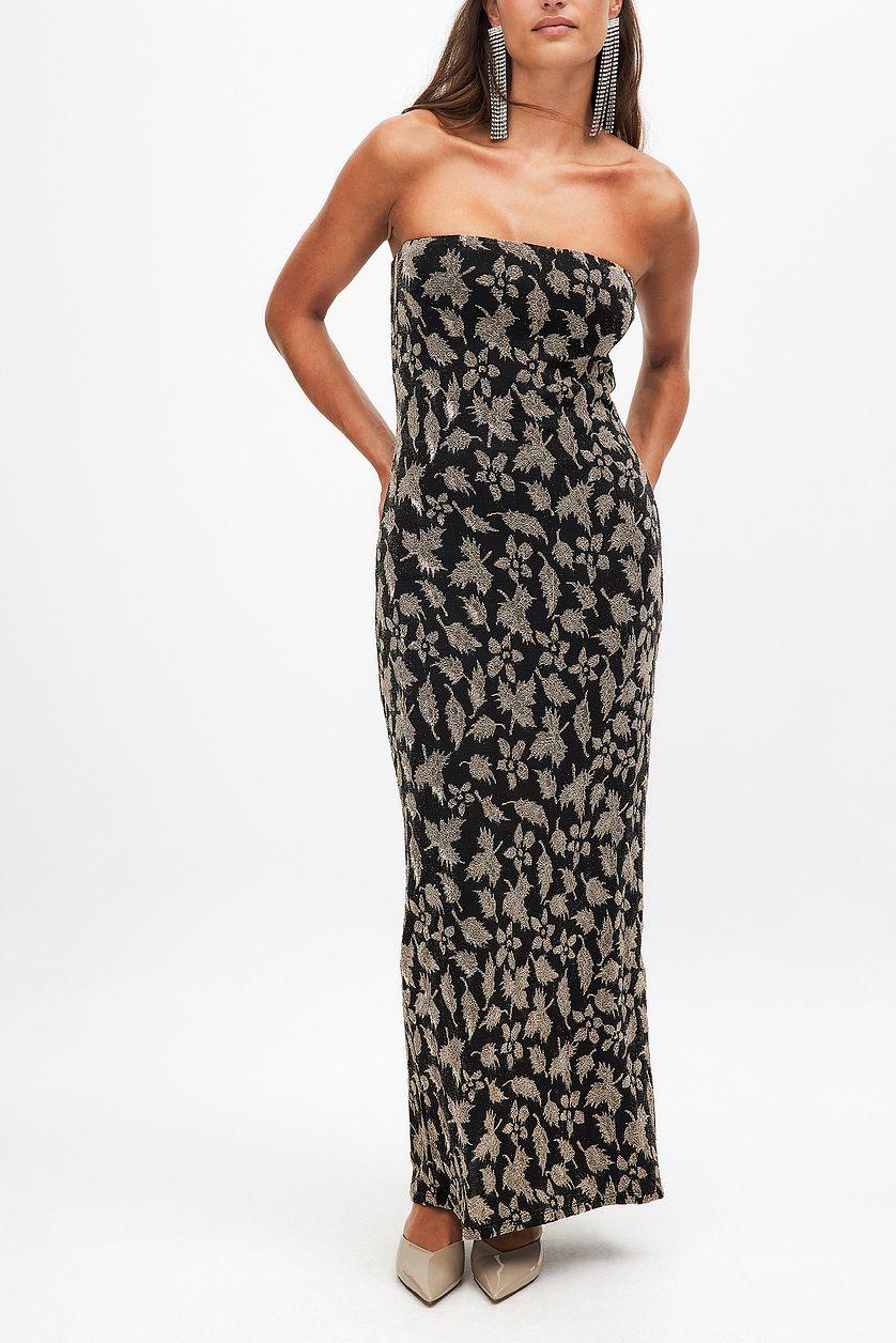 Jacquard Midi Dress Product Image
