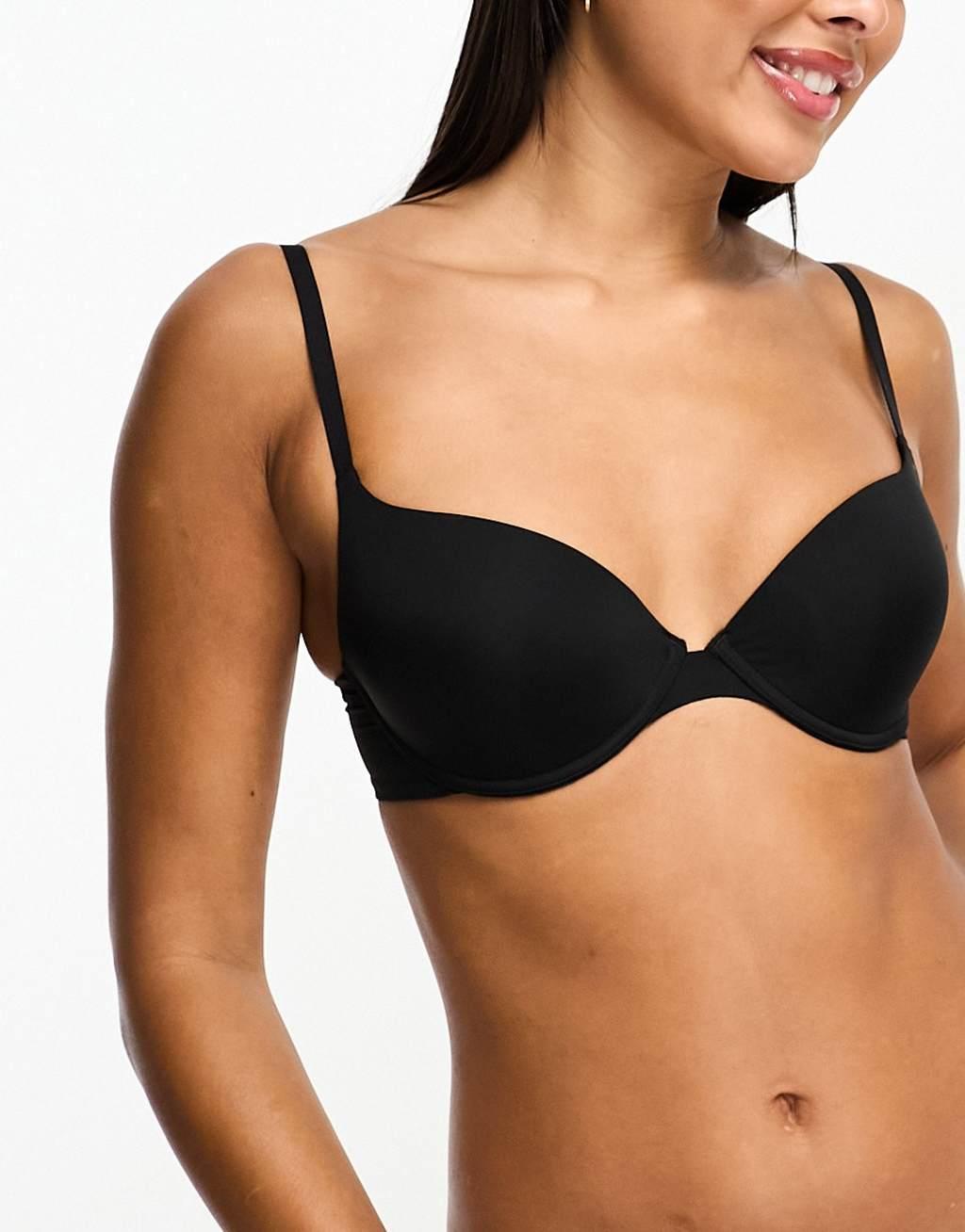 Wonderbra t-shirt bra a - g cup-Black Product Image