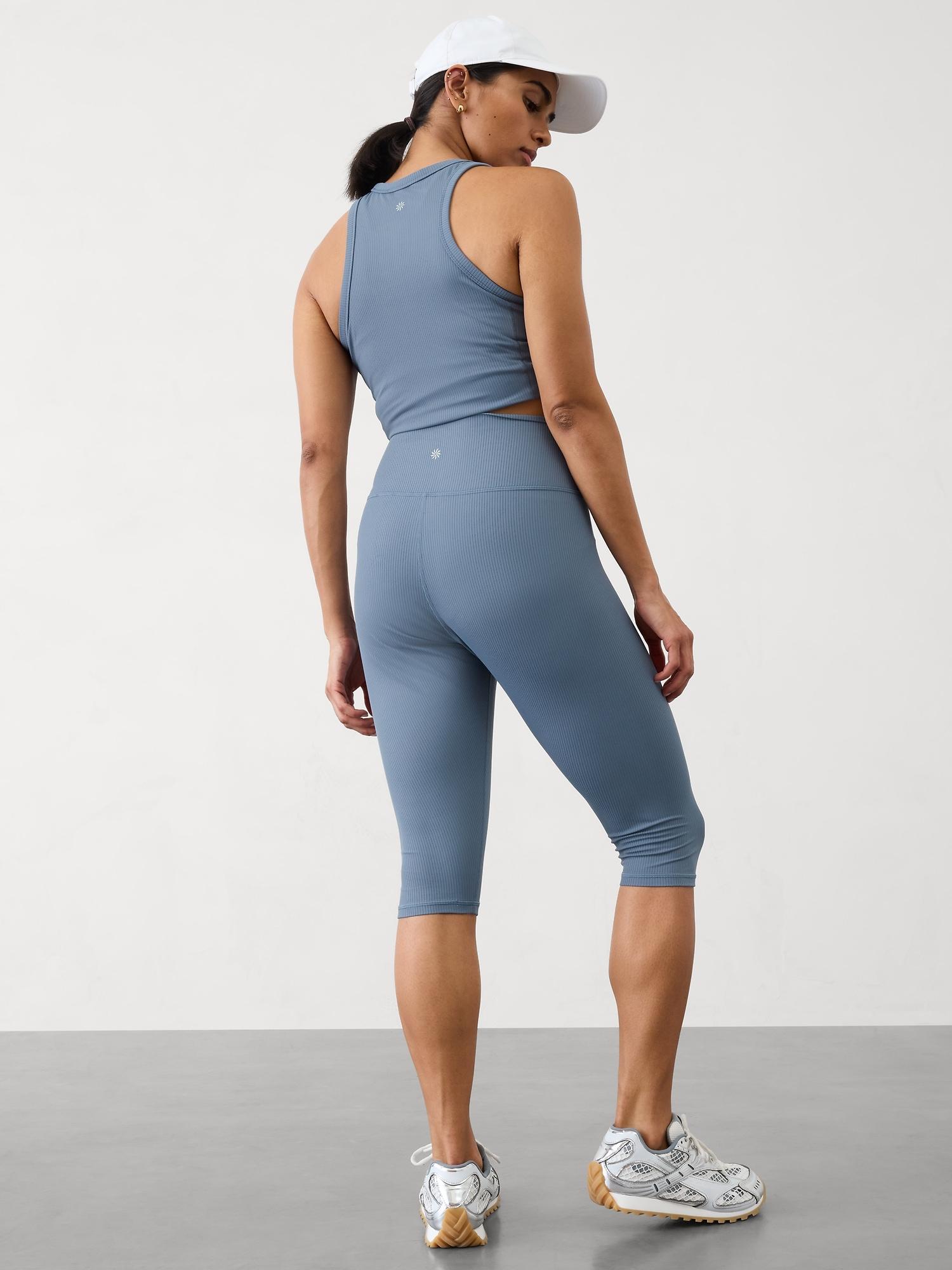 Transcend High Rise Rib Crop Legging Product Image