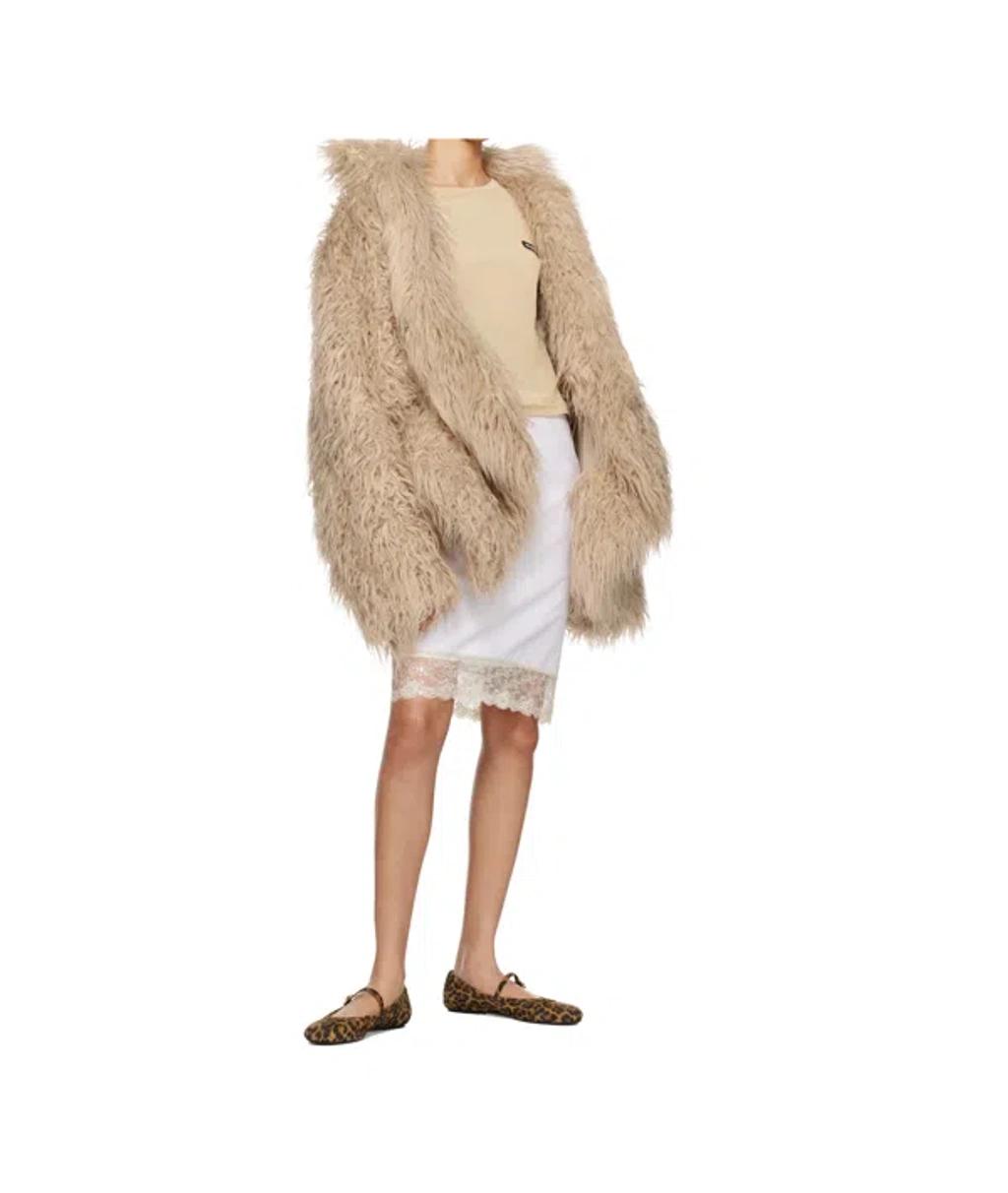 GIANVITO ROSSI Brown Carla Flats In Animal Print Product Image