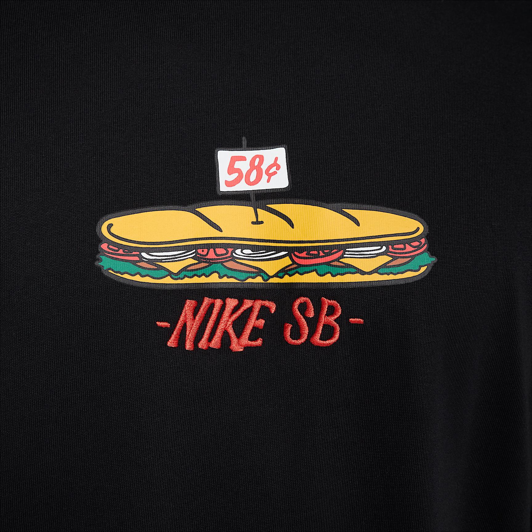 Mens Nike SB Long-Sleeved Max90 Skate T-Shirt | HJ0806-010 Product Image