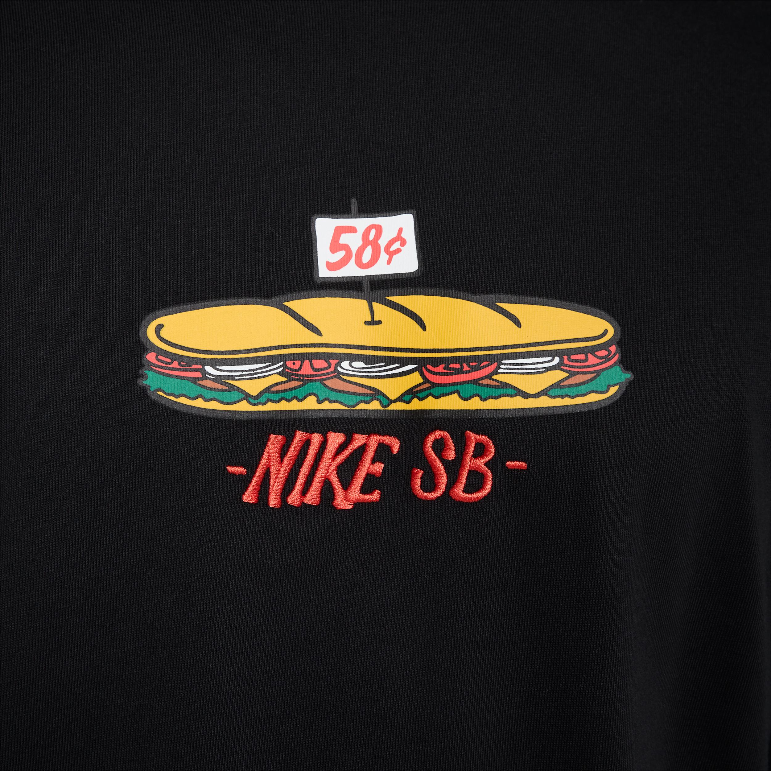 Mens Nike SB Long-Sleeved Max90 Skate T-Shirt | HJ0806-010 Product Image