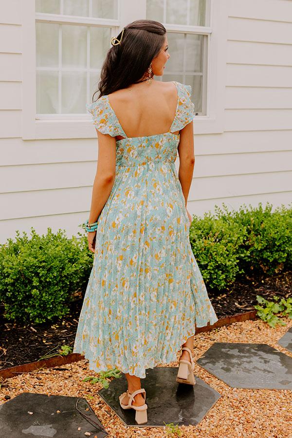 Garden Blooms Pleated Maxi Product Image