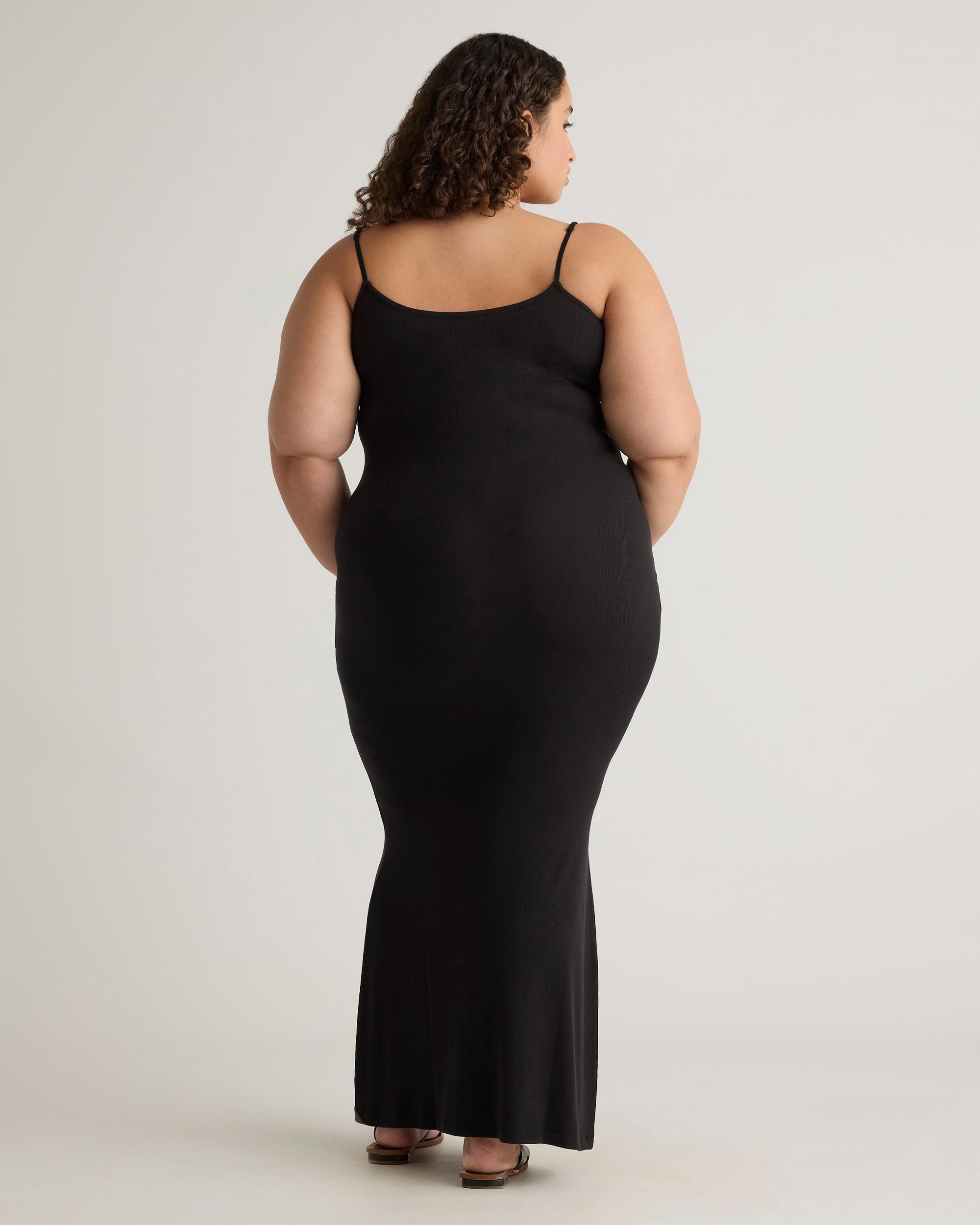 Quince | Women's Tencel Rib Knit Maxi Slip Dress Cotton/Modal Product Image