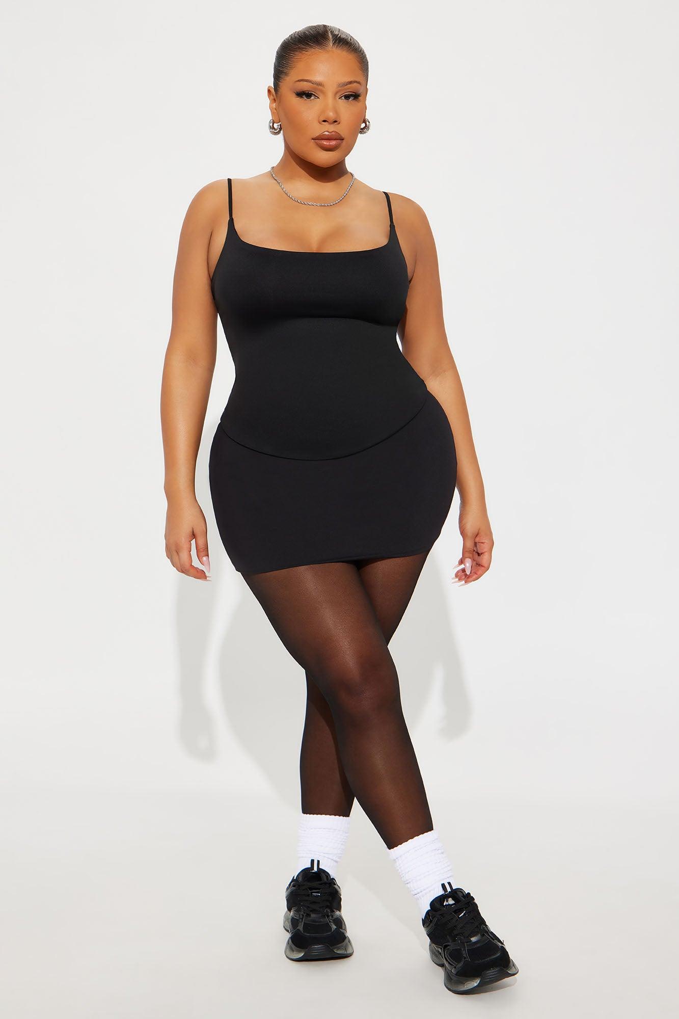 Contour Double Lined Cami Top - Black Female Product Image