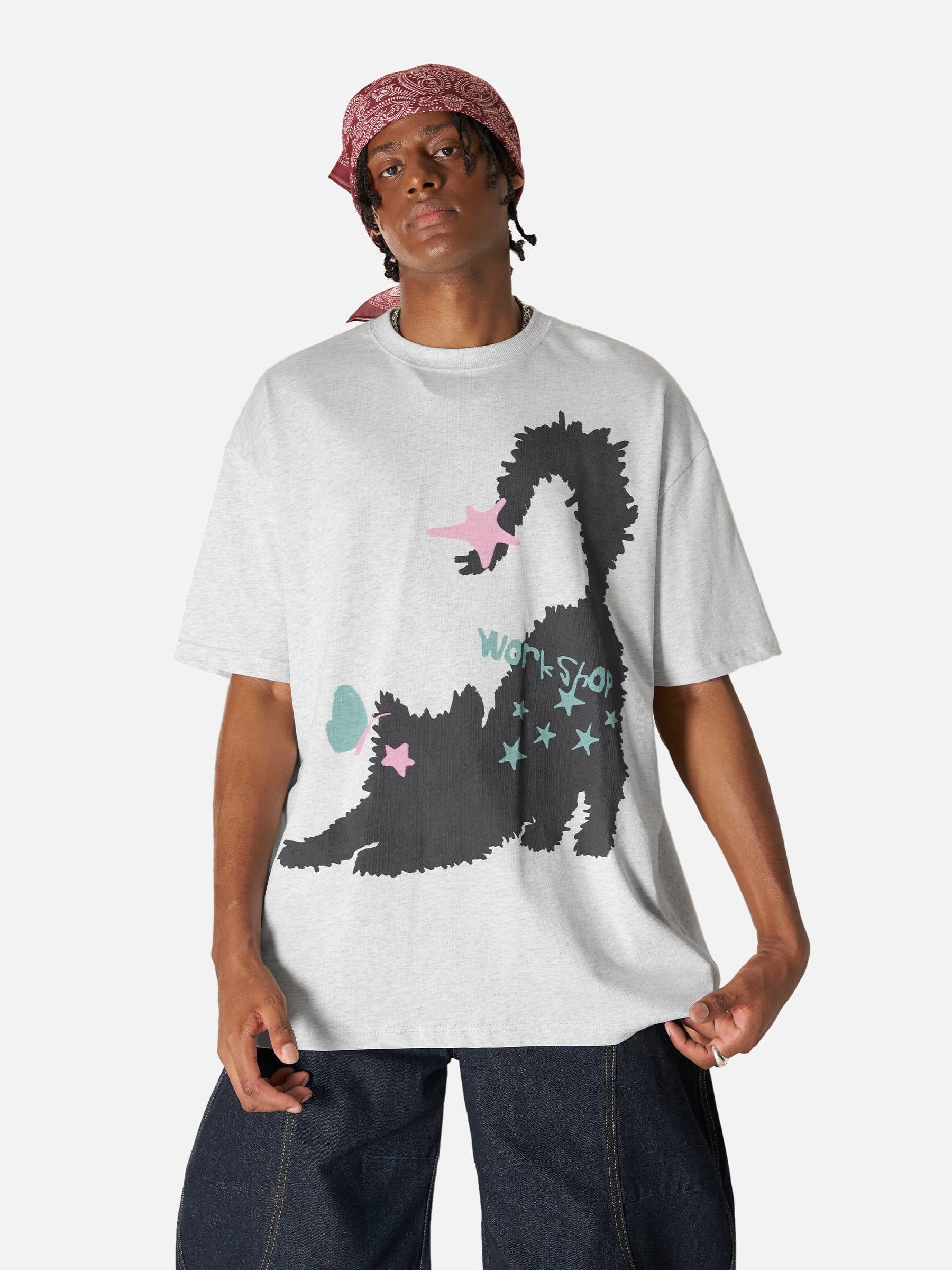 [Pre-Order] Aelfric Eden Star Cat Print Tee Product Image