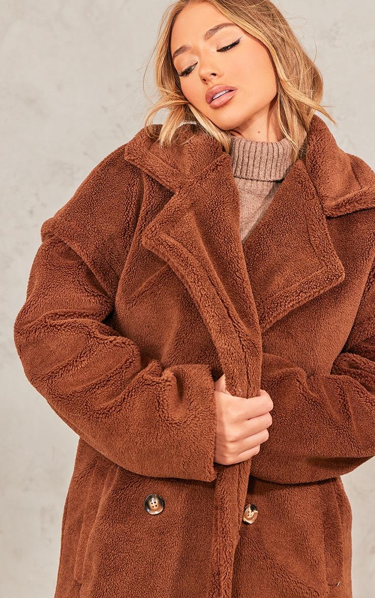 Chocolate Borg Teddy Bear Coat Product Image