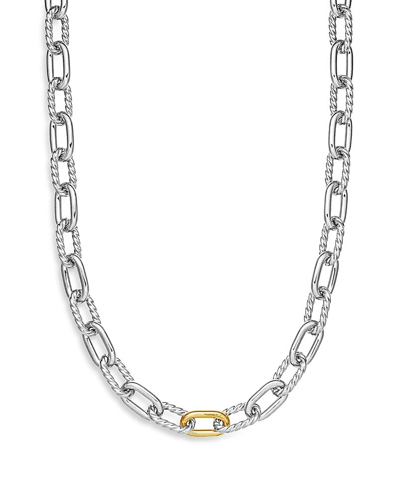 David Yurman 18K Yellow Gold & Sterling Silver Dy Madison Link Chain Necklace, 18.5 Product Image