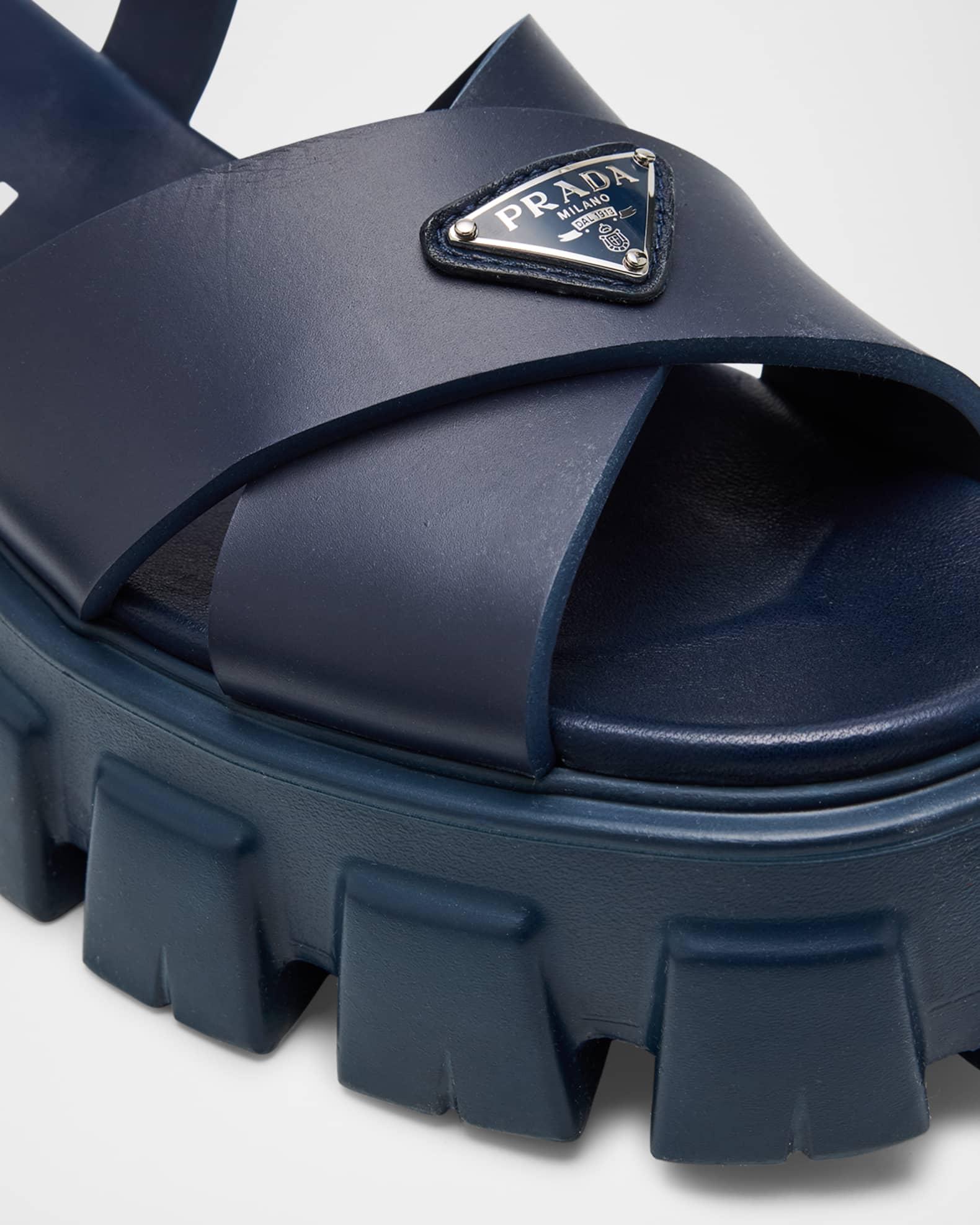 Monolith Crisscross Ankle-Strap Chunky Sandals Product Image