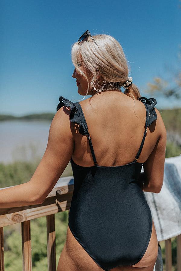 Rising Heat One Piece Swimsuit in Black Product Image