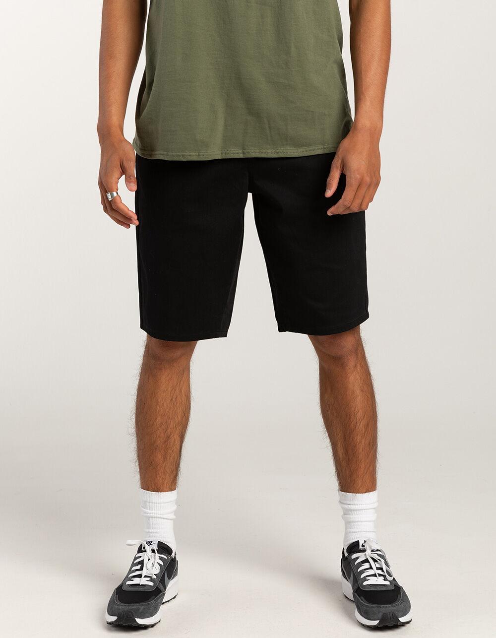 RSQ Mens Longer 12" Chino Shorts - BLACK Product Image