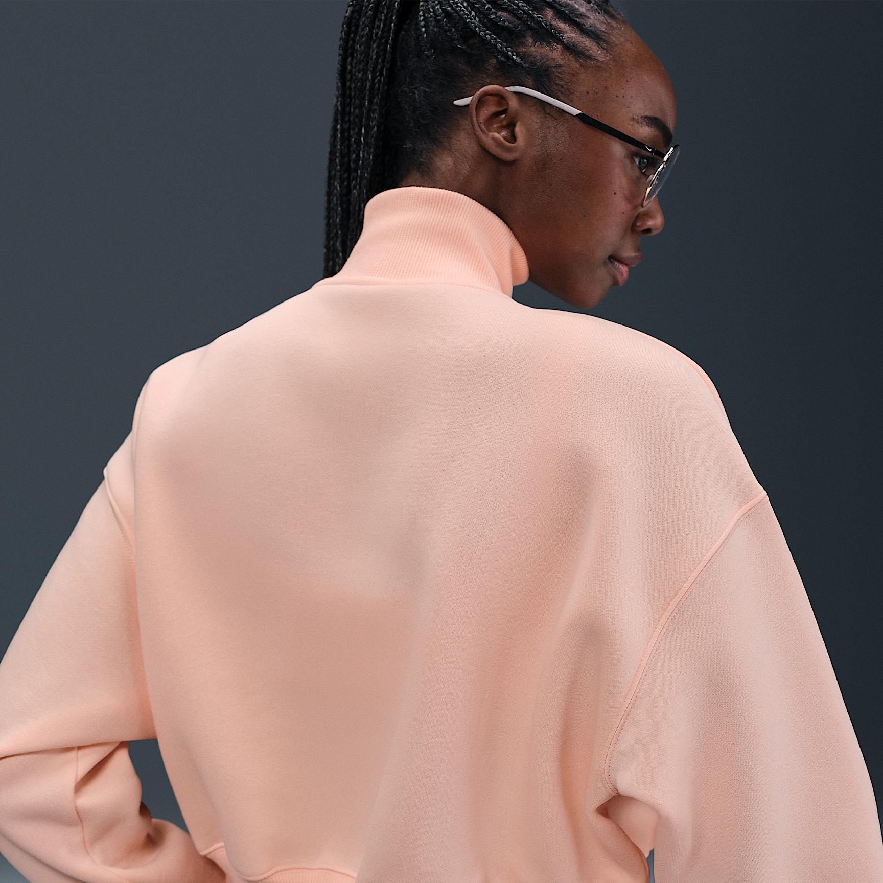 Nike Sportswear Phoenix Fleece Women's 1/4-Zip Cropped Sweatshirt Product Image