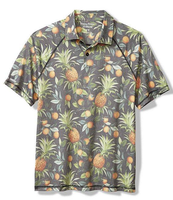 Tommy Bahama Citrus Grove Short Sleeve Printed Polo Shirt Product Image