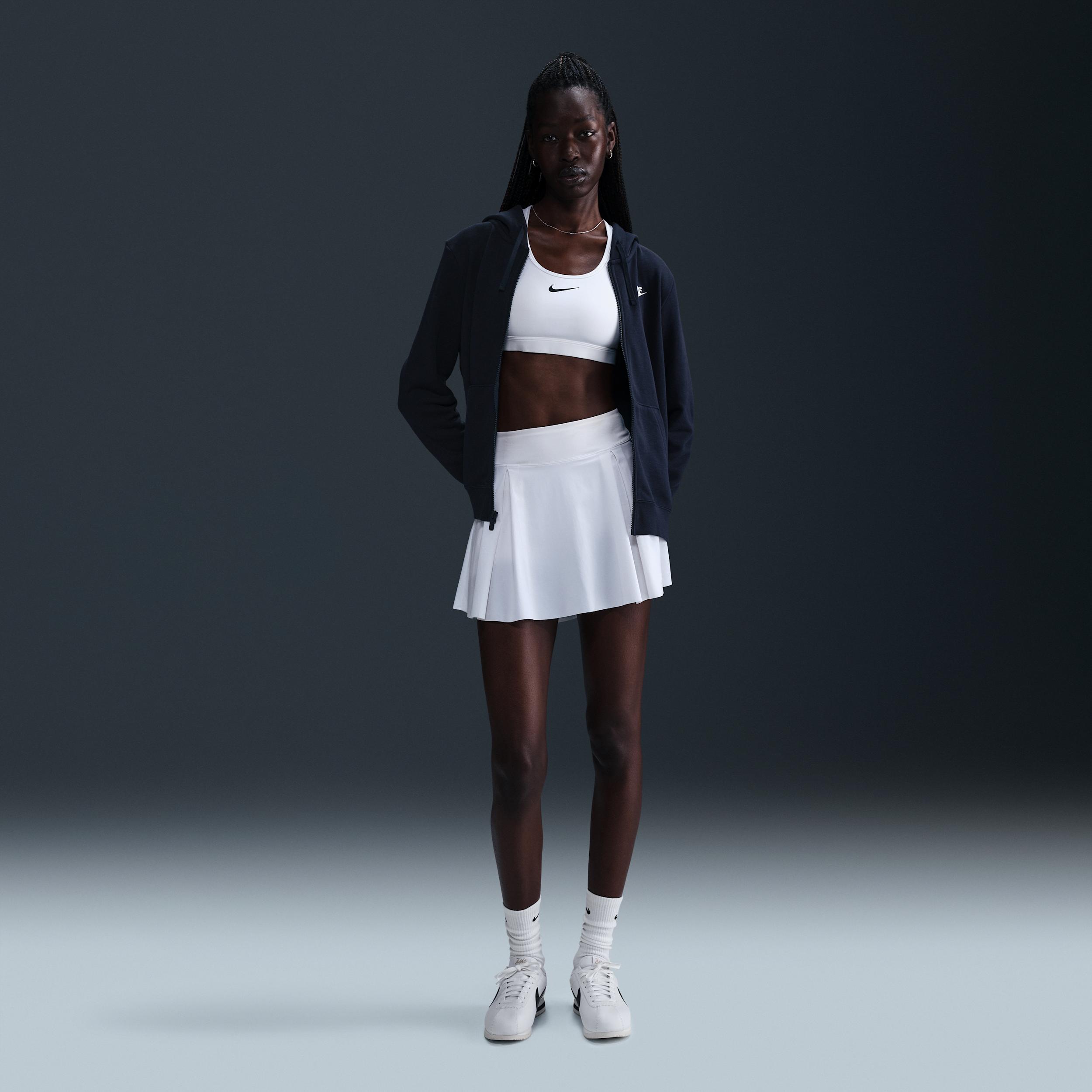 Womens Nike Sportswear Club Fleece Full-Zip Hoodie | DQ5471-451 Product Image