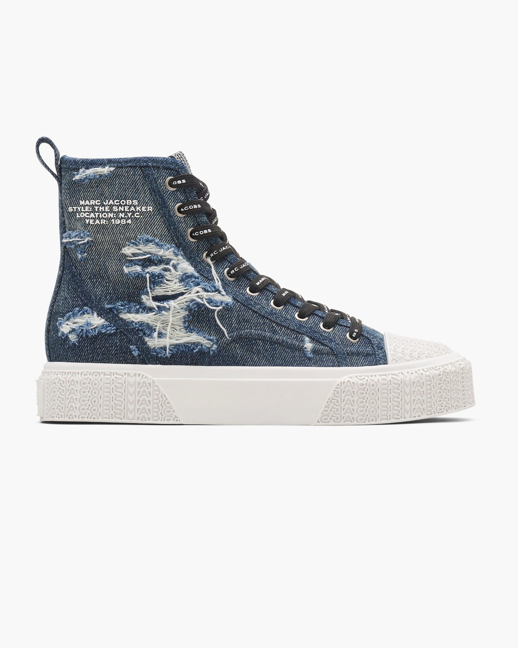 The Rip And Repair Denim High Top Sneaker Product Image