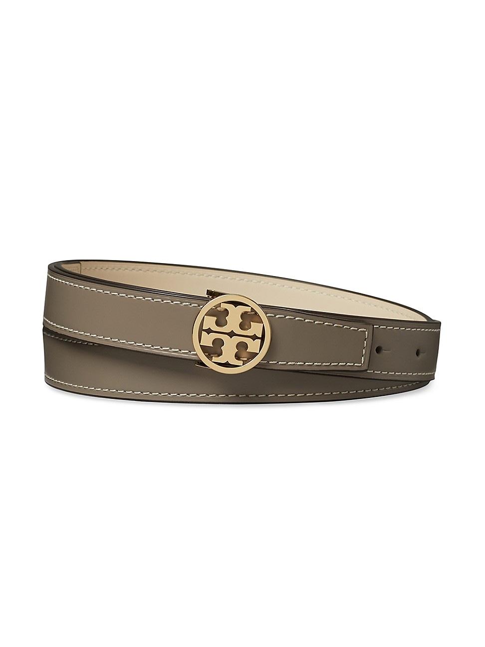 Tory Burch Womens Miller Smooth Reversible Belt Product Image