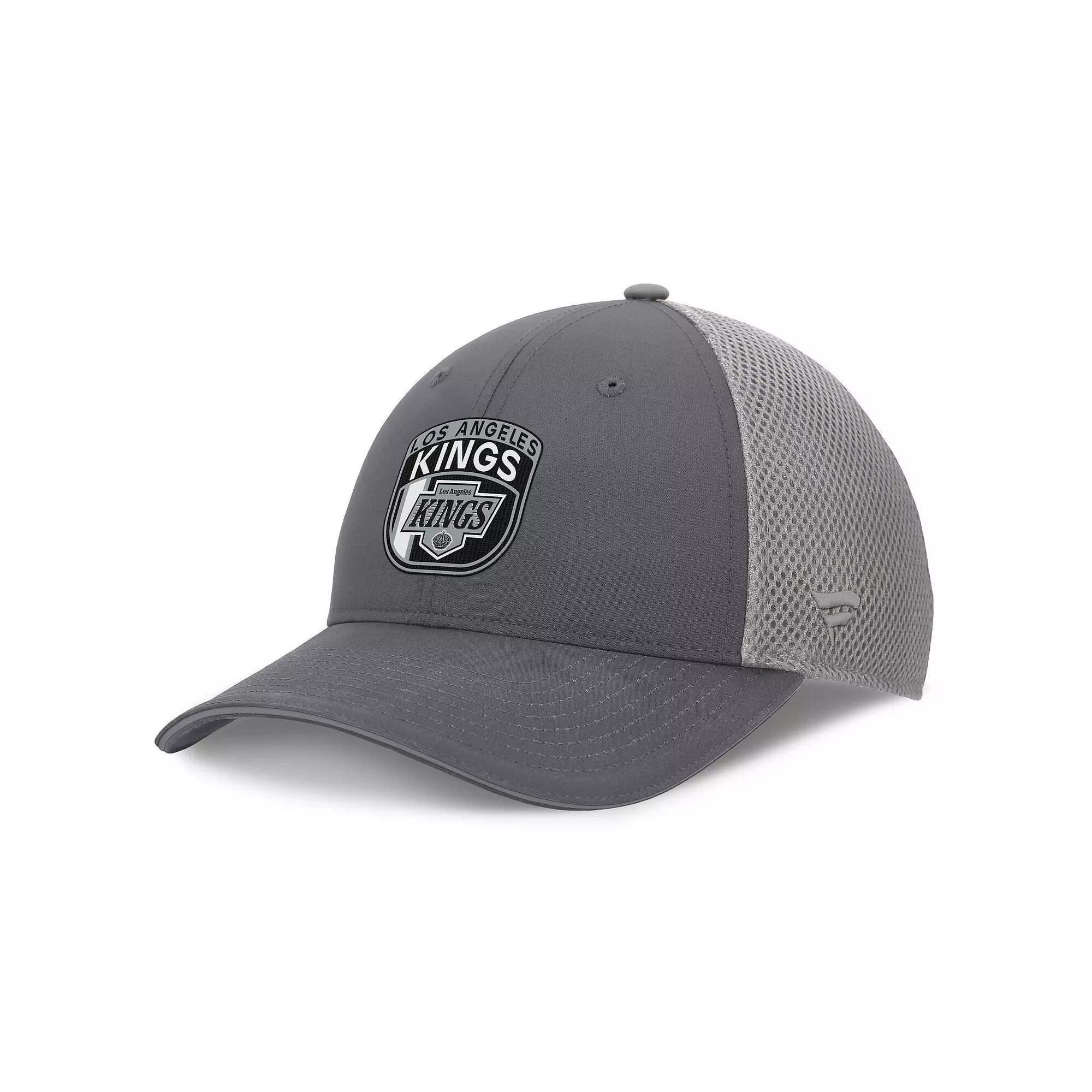 Men's Fanatics Gray Los Angeles Kings Authentic Pro Home Ice Trucker Adjustable Hat, Kgs Grey Product Image