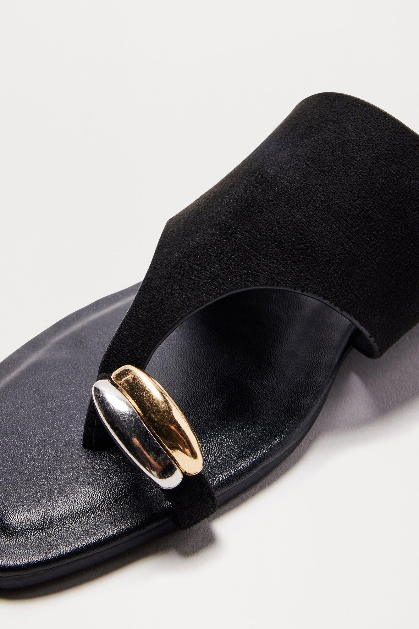 Eleni Flip Flops - Black Product Image