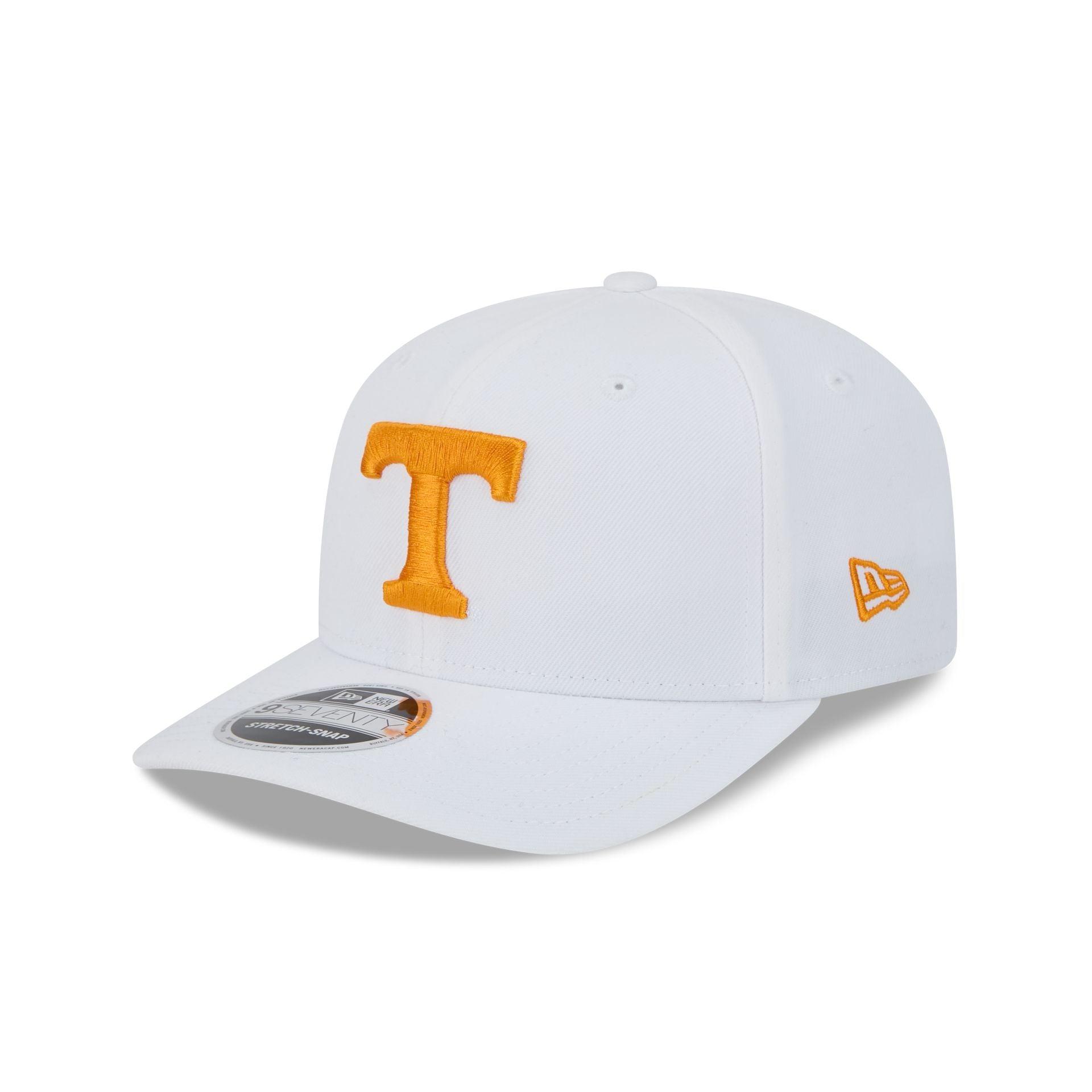 Tennessee Volunteers Basic White 9SEVENTY Stretch-Snap Hat Male Product Image