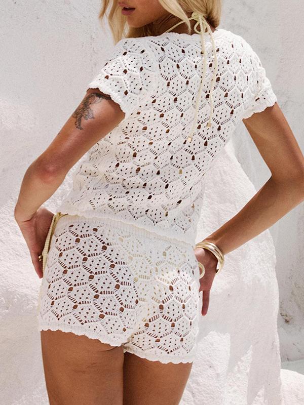 Casual Openwork Two Piece Product Image