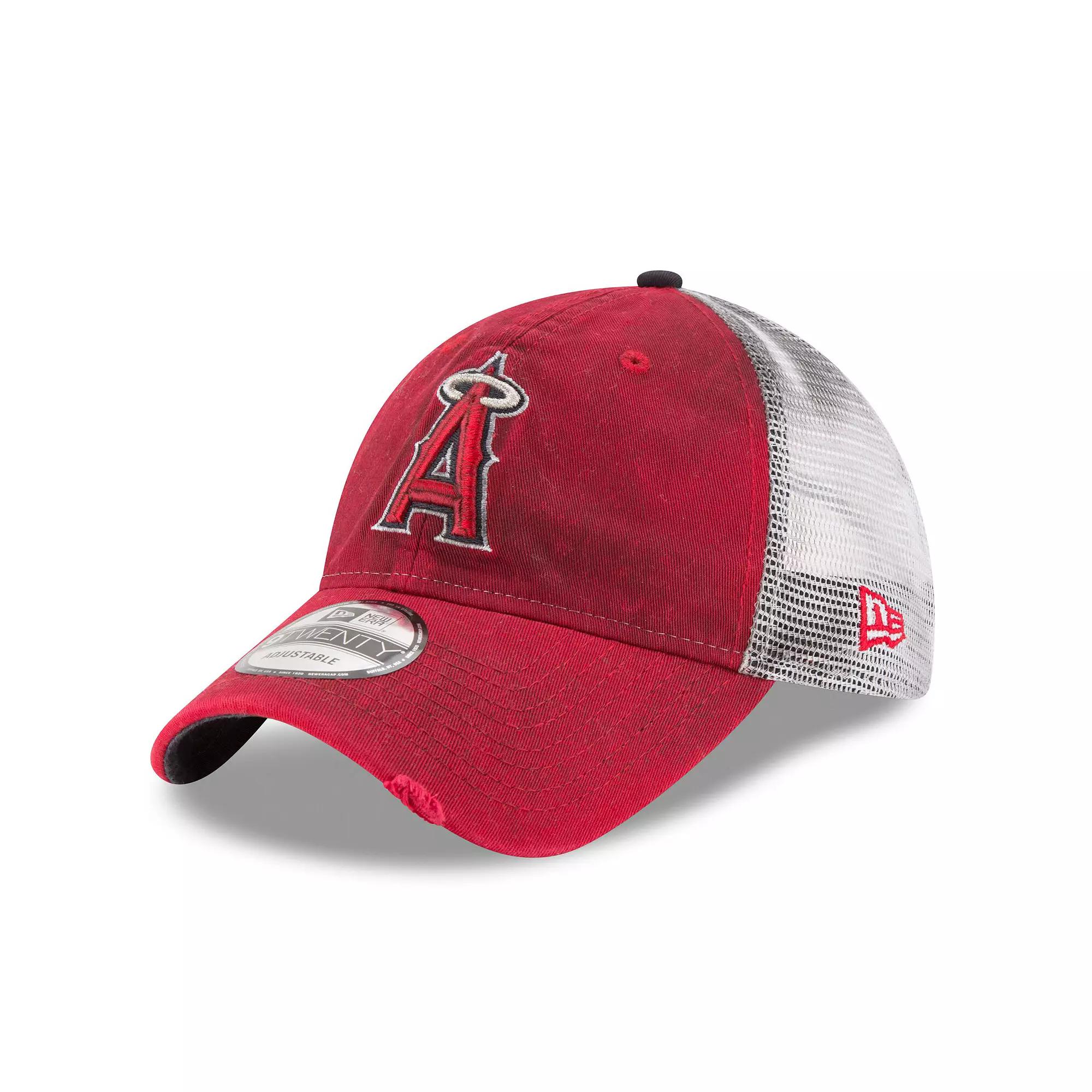 Mens New Era Los Angeles Angels Team Rustic 9TWENTY Adjustable Hat Product Image