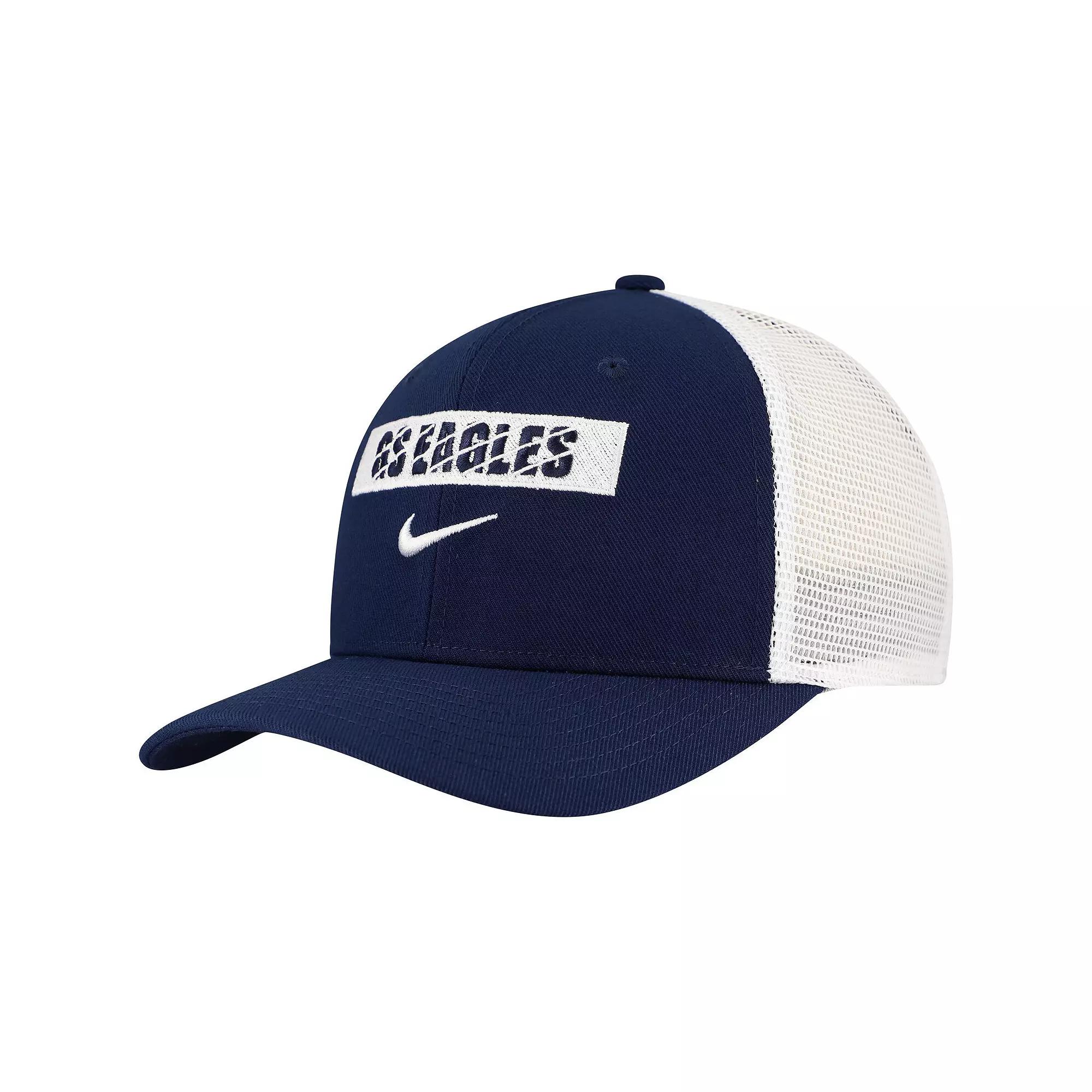 Men's Nike Navy Georgia Southern Eagles 2024/25 Sideline Rise Trucker Adjustable Hat, Gsu Blue Product Image