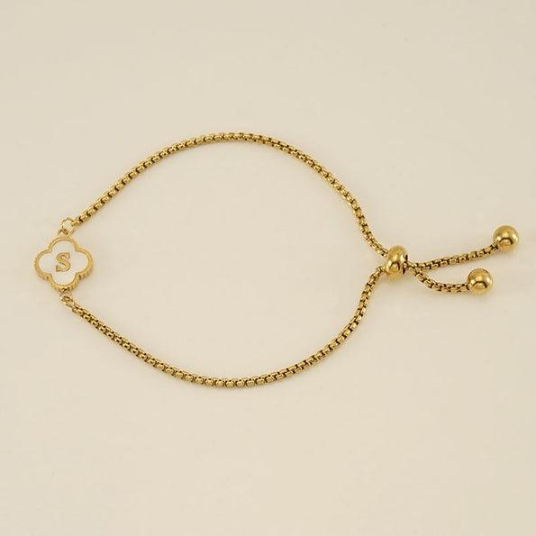 Clover Initial Bracelets Product Image