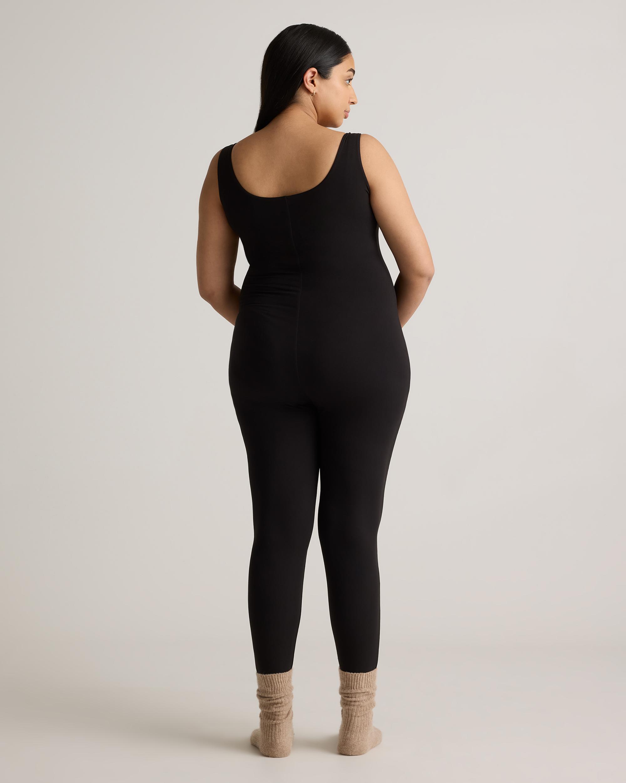 Quince | Women's Recycled Knit Maternity Tank Top Unitard Size XL, Recycled Polyester Product Image