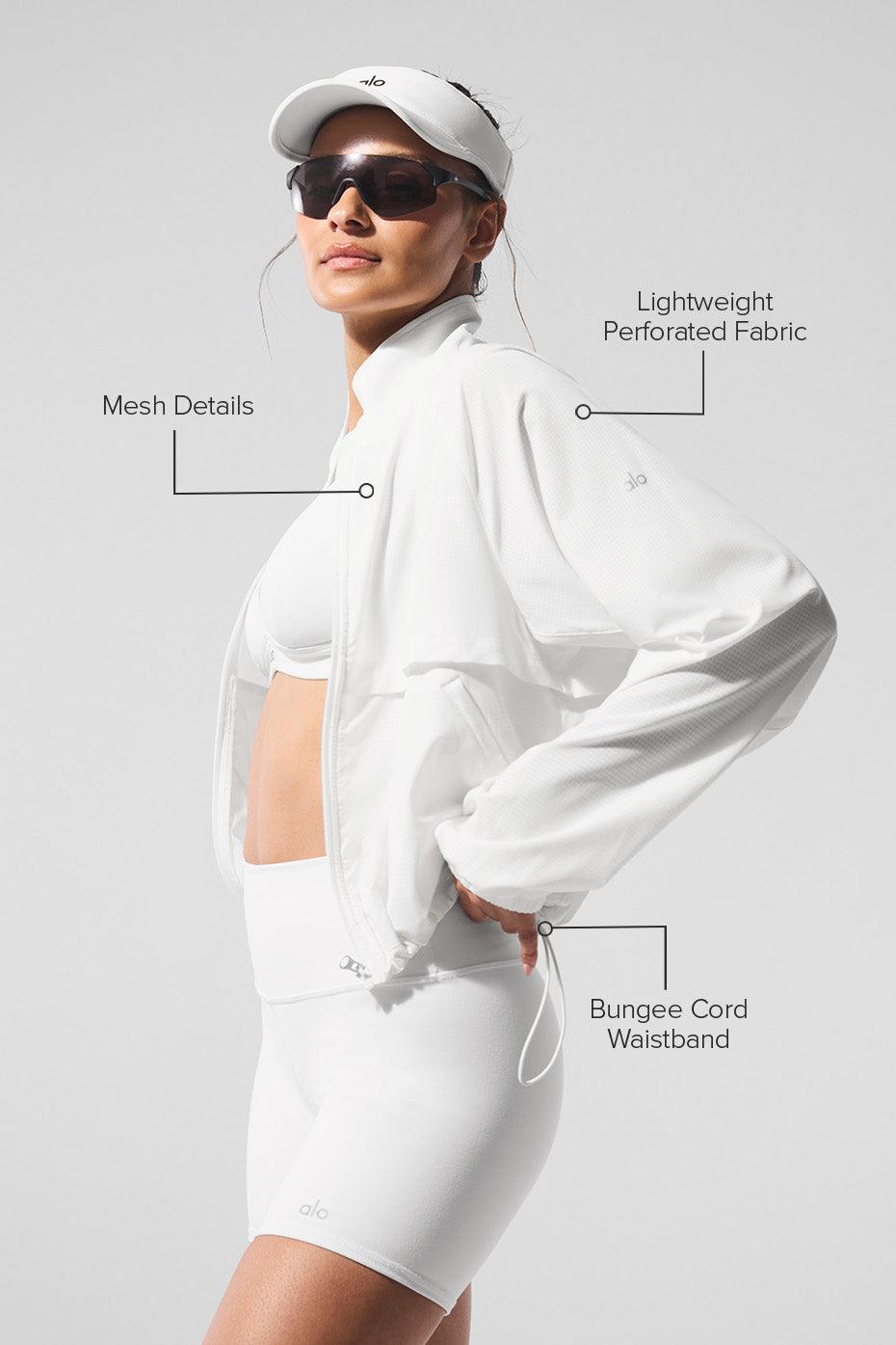 Sport Star Full Zip Jacket - White Product Image