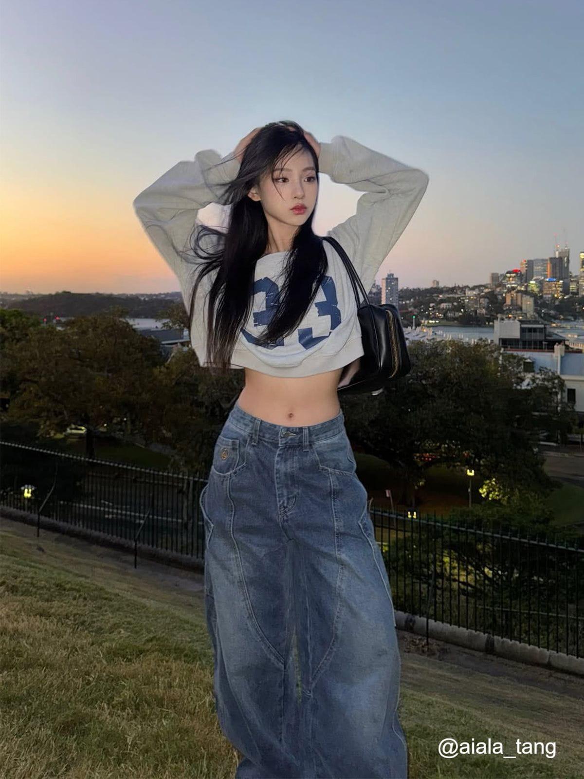 Aelfric Eden  Baggy Barrel Big Pocket Jeans Product Image