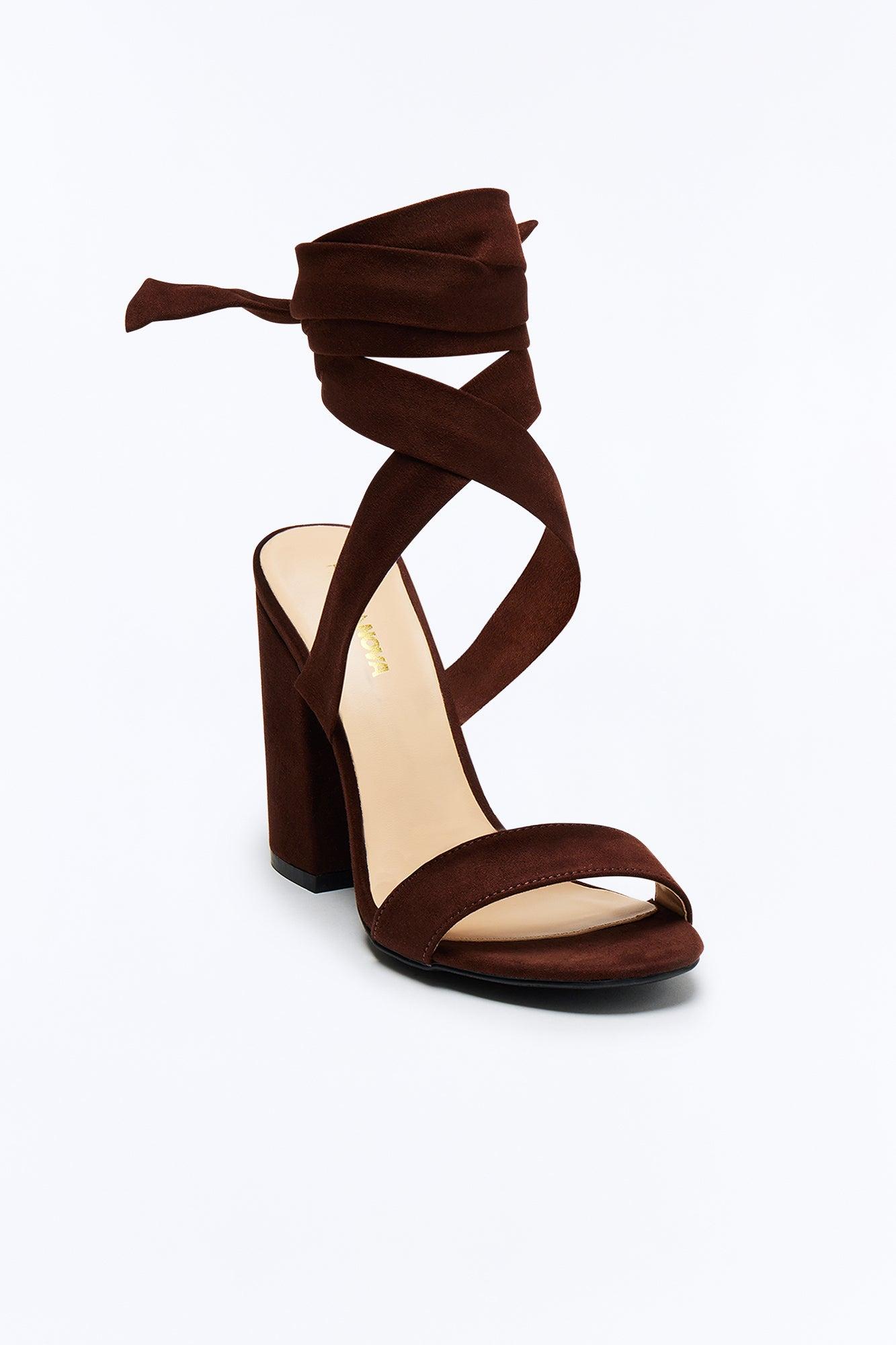 Treat Me Like That Heels - Chocolate Female Product Image