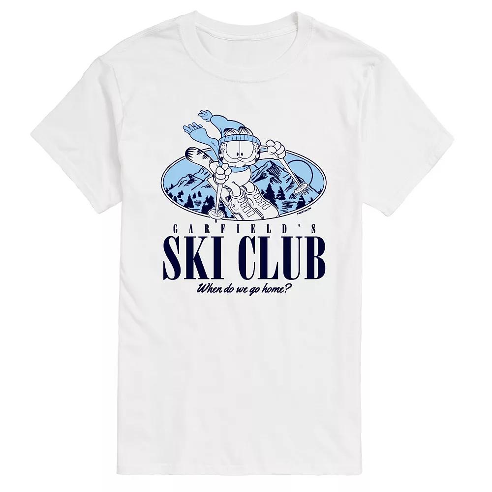 Big & Tall Garfield Ski Club Retro Graphic Tee, Men's,  Product Image