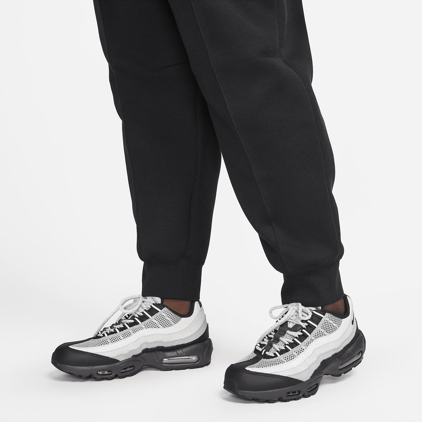 Womens Nike Sportswear Tech Fleece Mid-Rise Jogger Pants (Plus Size) | FB8332-010 Product Image