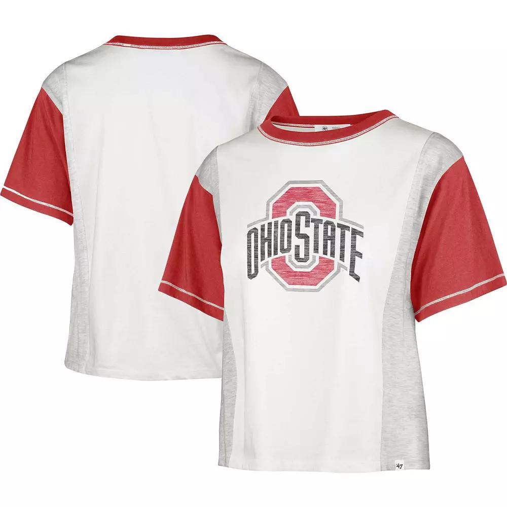Woman's '47  White Ohio State Buckeyes Premier Tilda Tee, Women's, Size: Medium Product Image