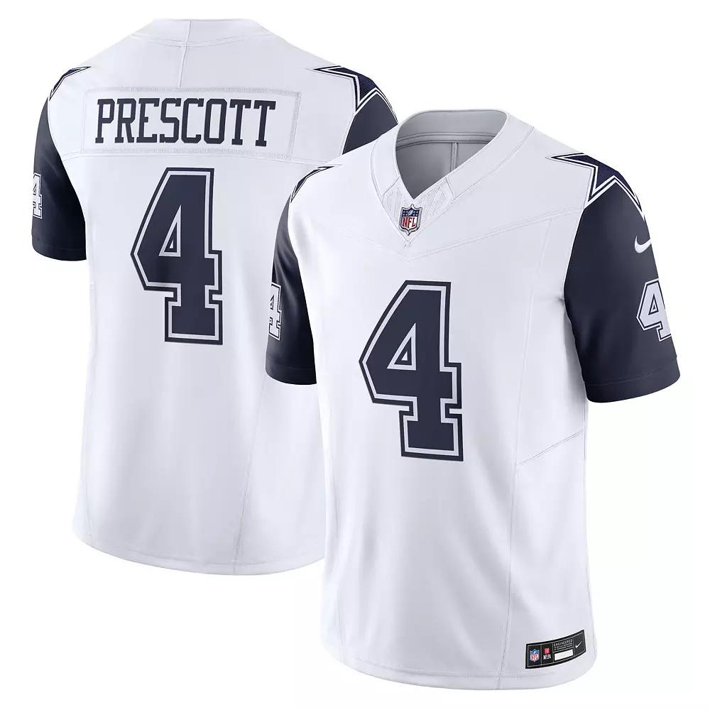 Men's Nike Dak Prescott White Dallas Cowboys Vapor F.U.S.E. Limited Jersey,  Product Image