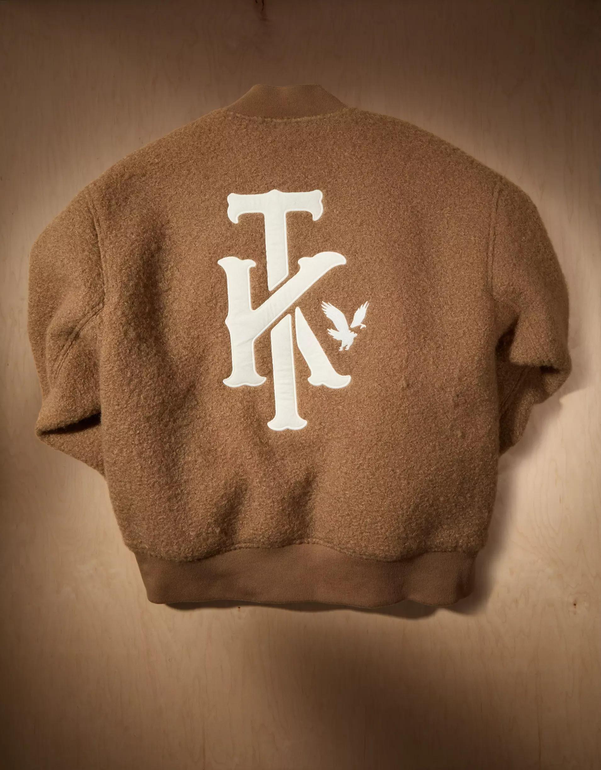 AE x Tru Kolors Sherpa Bomber Jacket Product Image