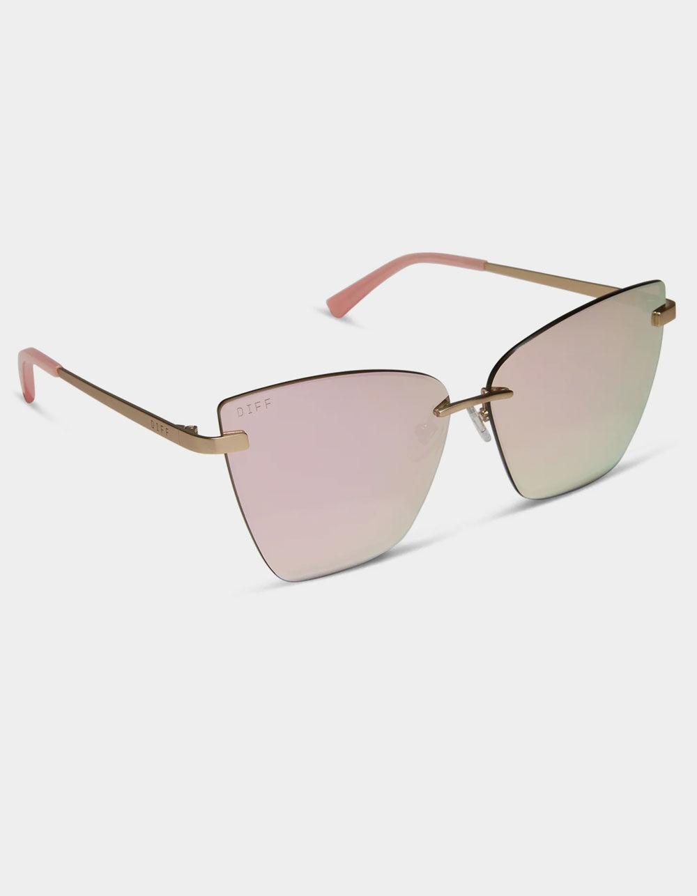 DIFF EYEWEAR Becky V Sunglasses - ROSE GOLD Product Image