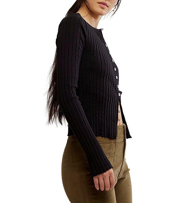 Free People Tilly Crew Neckline Long Sleeve Top Product Image