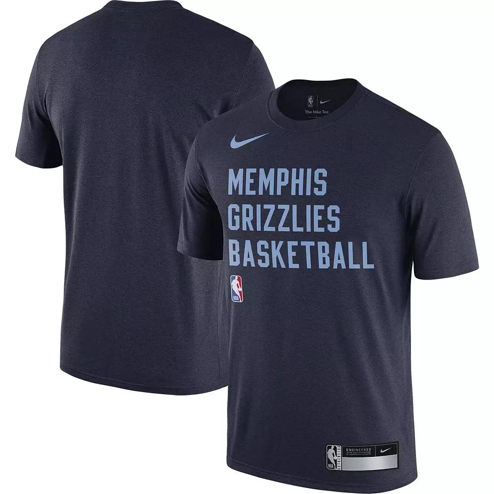 Men's Nike Navy Memphis Grizzlies 2023/24 Sideline Legend Performance Practice T-Shirt,  Product Image