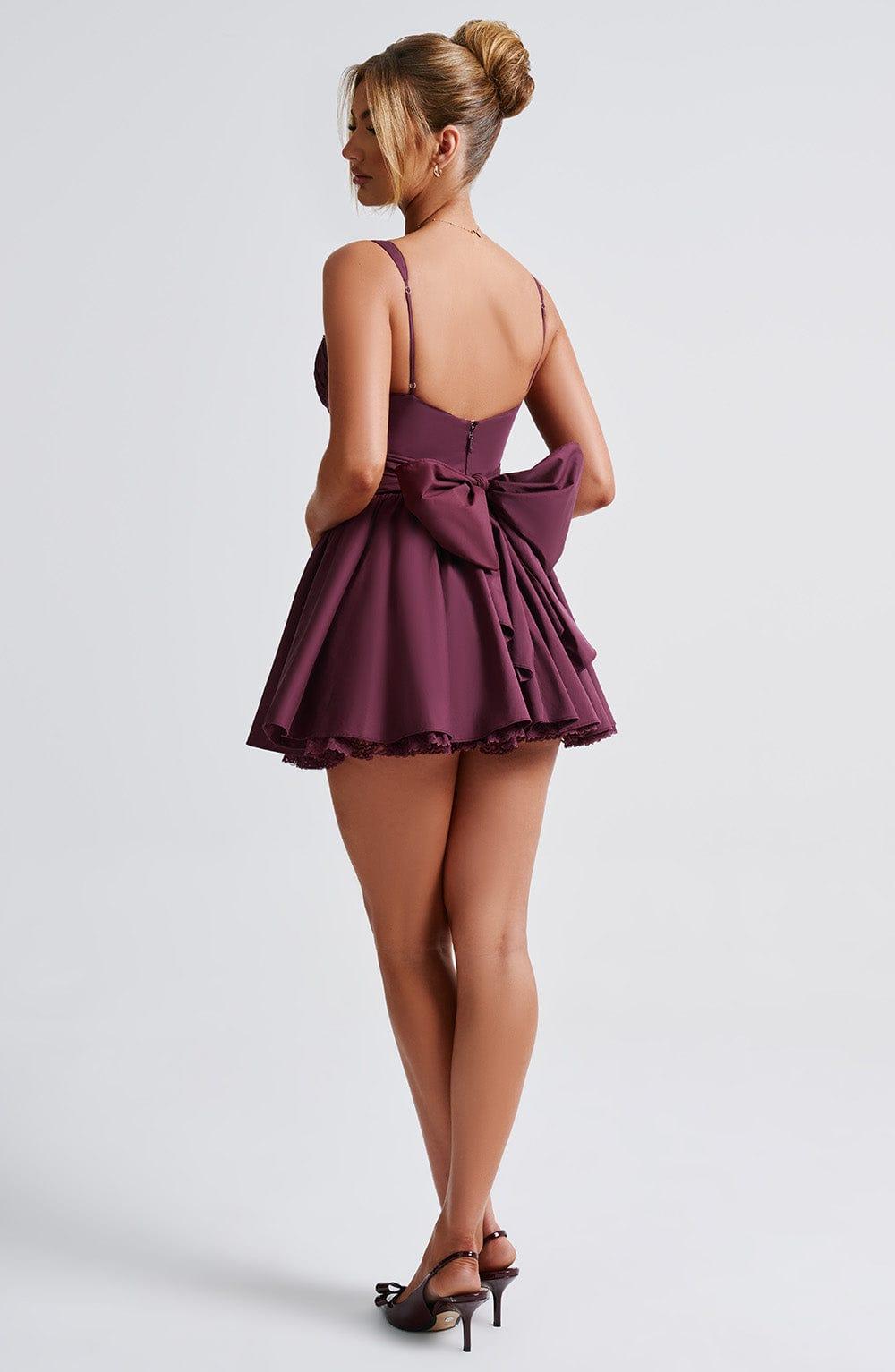 Josie Mini Dress - Cherry Lacquer Product Image