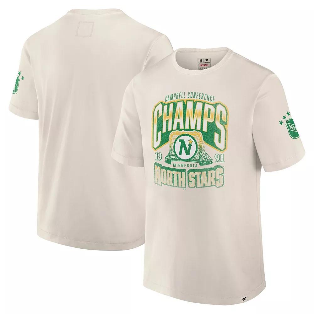 Men's Fanatics White Minnesota North Stars Decades Collection Timeless T-Shirt,  Product Image