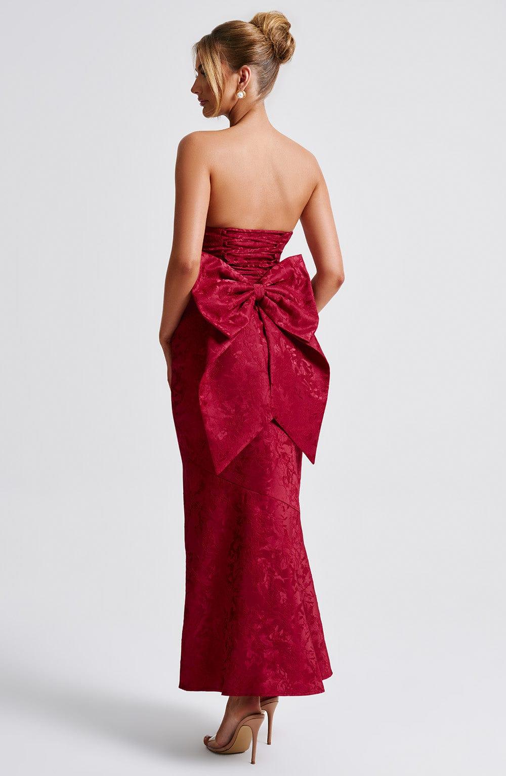 Felicity Maxi Dress - Red Product Image