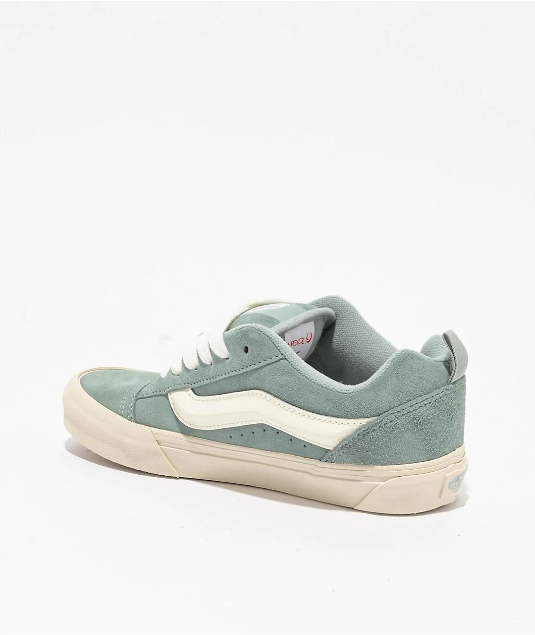 Vans Knu Skool Pig Suede Puritan Grey Skate Shoes Product Image