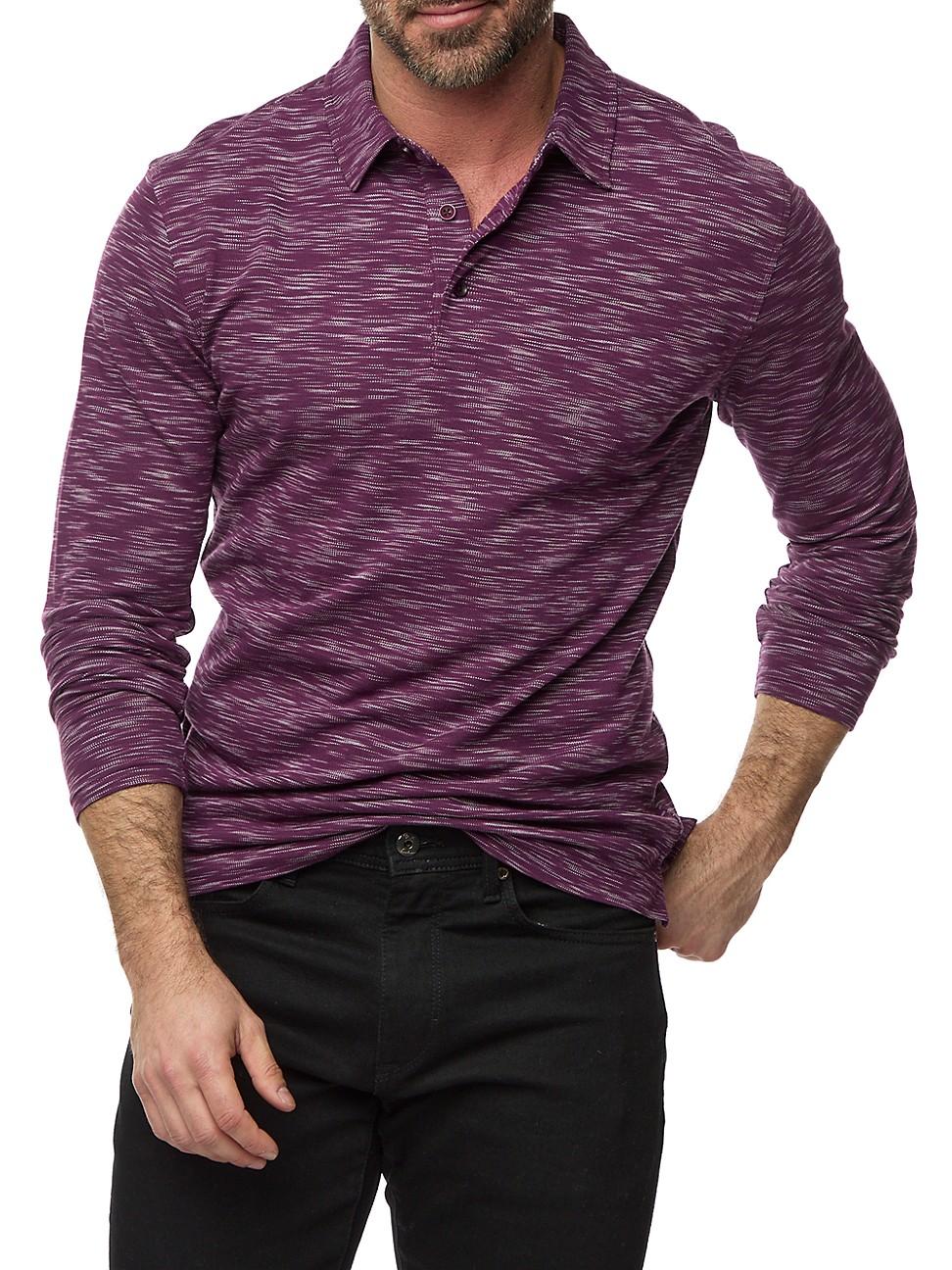 Mens Thales Cotton-Blend Knit Polo Shirt Product Image
