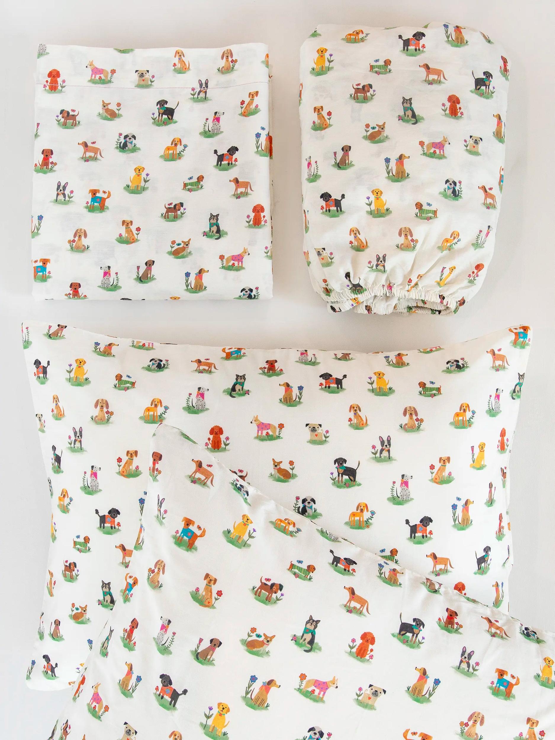 Sooo Soft Cotton Sheet Set - Dog Park Product Image