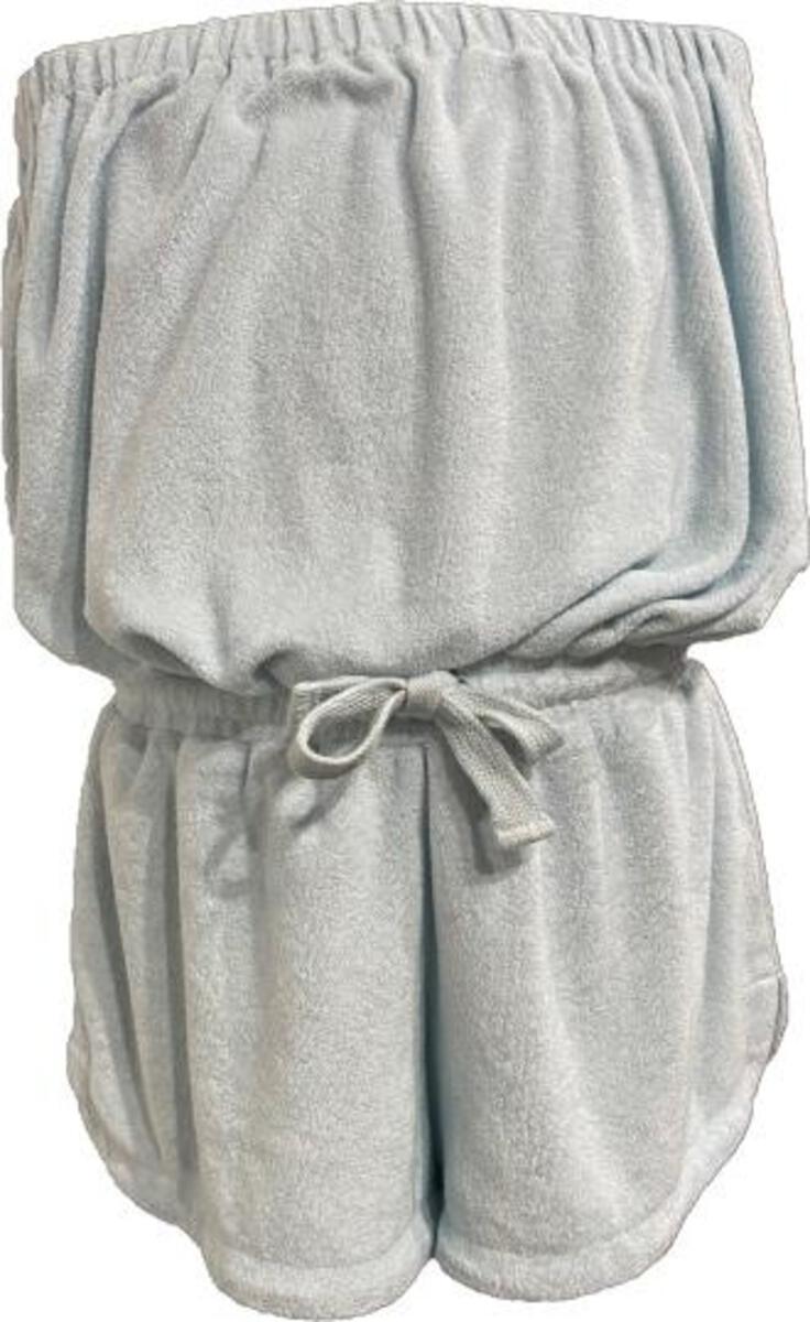 Vintage Havana Terry Cloth Strapless Romper Product Image
