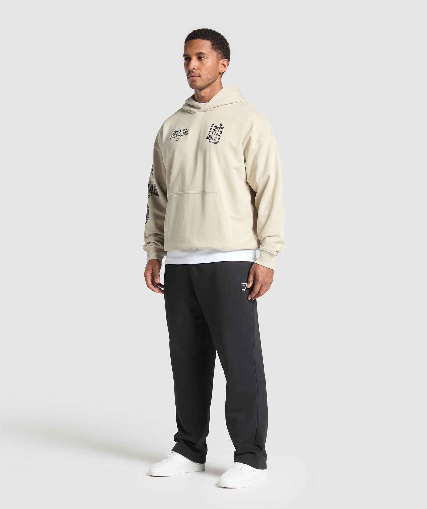 Gymshark Lifting Essentials Hoodie - Pebble Grey Male Product Image